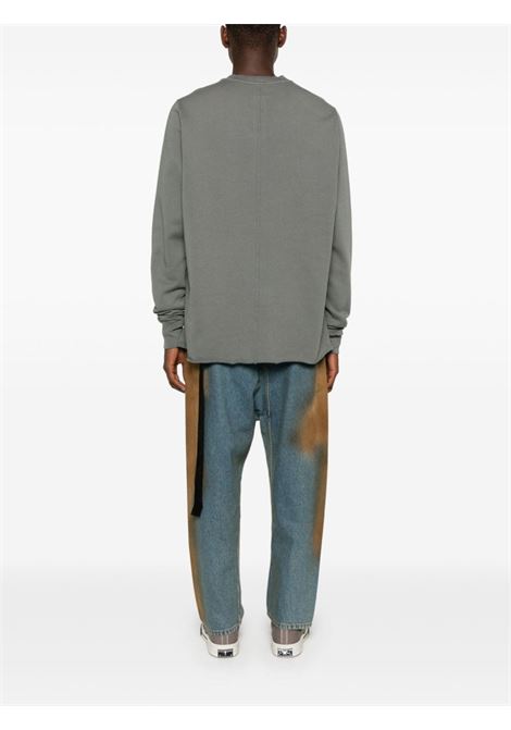 Felpa girocollo in grigio Rick Owens DRKSHDW - uomo RICK OWENS DRKSHDW | DU02D2279FP88